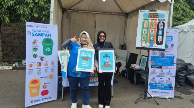 Krakatau Steel Salurkan 441,8 Kg Sampah ke Bank Sampah Ciwandan