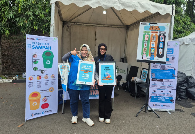 Krakatau Steel Salurkan 441,8 Kg Sampah ke Bank Sampah Ciwandan