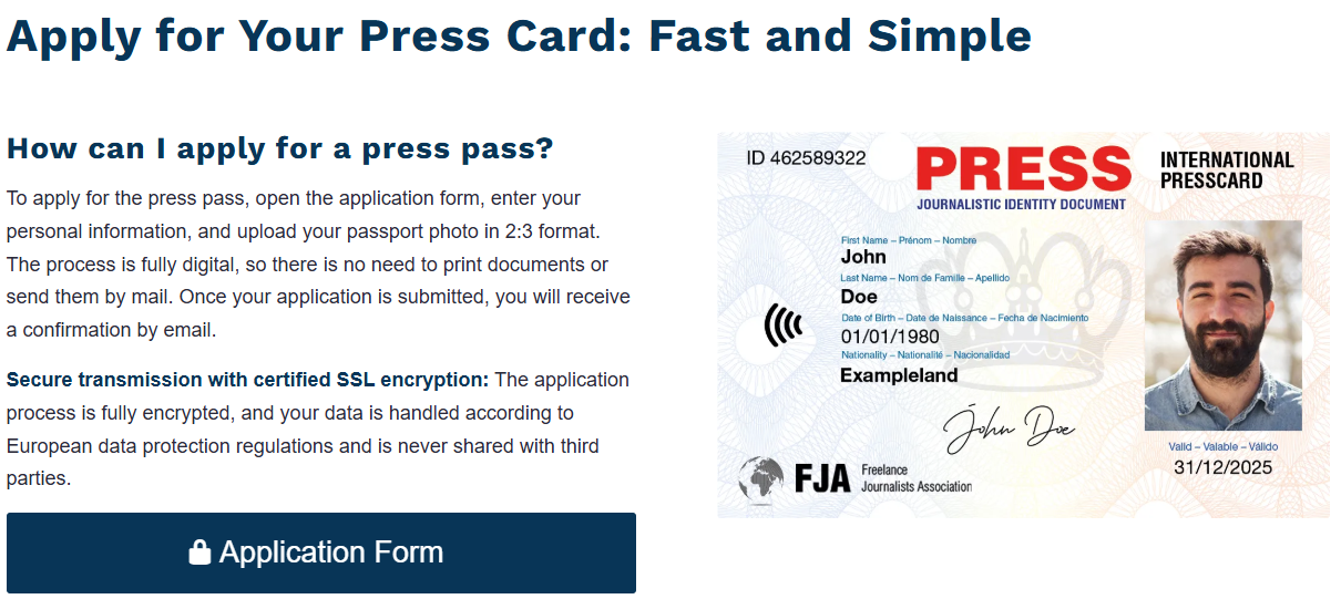 Cara Mendapatkan Kartu Pers